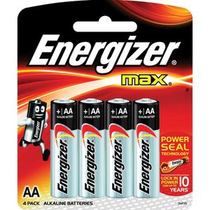 Pin tiểu AA Energizer E91, vỉ 4 viên