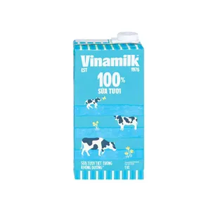 Sữa tiệt trùng Vinamilk 100% không đường, 1 lít